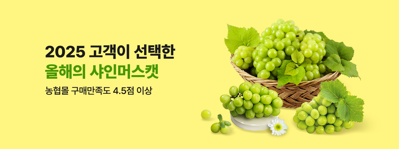 (NEW) 올해의 샤인머스캣 기획전