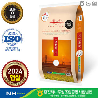 [출고당일도정] 2024년산 당진해나루 당진쌀 상등급10kg(농협/당진해나루쌀조합공동사업법인)