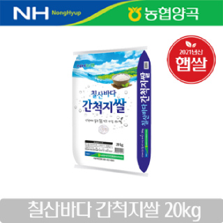 농협양곡 무안 칠산바다 간척지쌀 20kg, 2021년산