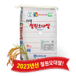 [GAP인증] [강원 철원] 철원오대쌀 10kg, 2023년산