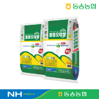 동송농협 직송 24년 햅쌀 철원오대쌀10kg x 2포 당일도정