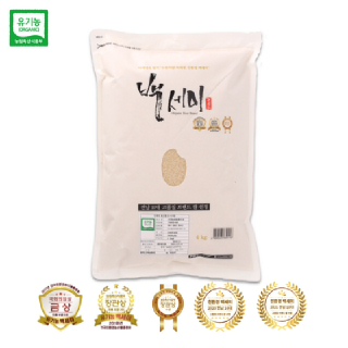 (현미)누룽지향 가득한 유기농 현미 백세미 4kg