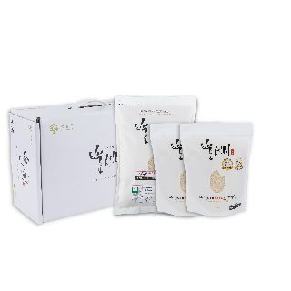 (골든퀸3호)2022년산 누룽지향 가득한 유기농 쌀 백세미 6kg 선물세트