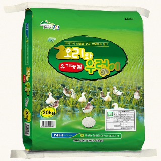 곡성농협 유기농 오리와우렁이쌀(신동진), 20kg, 2022년산