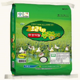 곡성농협 무농약 오리와 우렁이쌀(신동진), 10kg, 2022년산