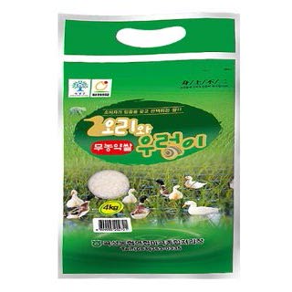 곡성농협 무농약 오리와우렁이쌀(신동진), 4kg, 2022년산