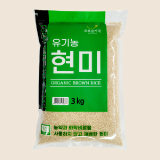 [초록숟가락] 유기농 현미 3kg