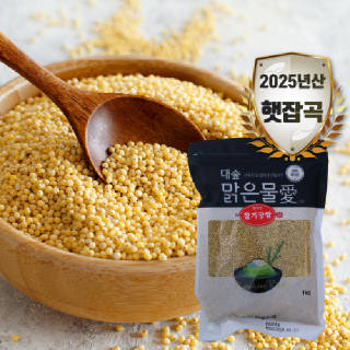 [대숲맑은물애] 25년산 노란빛깔 기운찬 찰기장쌀 1kg
