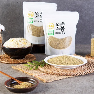 2022년산 홍천강 웰품 유기농 청차조 500g