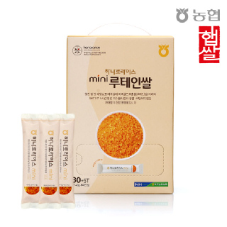 [하나로라이스] 영양담은 미니 루테인쌀 30+5T, 스틱형포장