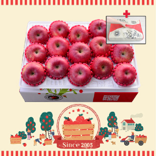 [영주풍기사과] VIP사과선물세트 #4kg, #5kg, #부직포가방포장