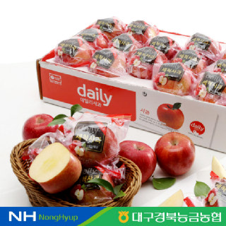 [경북능금농협] 경북 데일리 세척사과 3kg 10~14과 부사