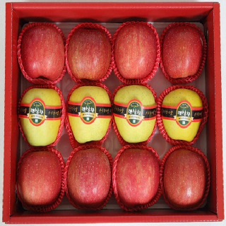 파인토피아 봉화 황금사과! 시나노골드+부사 혼합선물세트3kg(12과)