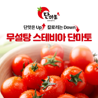 당도보장! 오리지널 스테비아 단마토 1kg(500g*2팩)