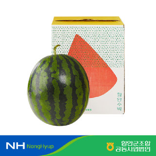 [함안군농협]당도선별 11brix이상 제철 꿀수박 5kg