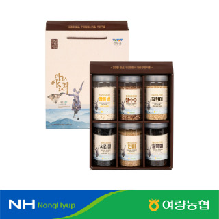 [민생선물세트] [여량농협] 아리아라리 잡곡세트6종(서리태,찰흑미,찰현미,찰옥쌀,찰수수,현미)