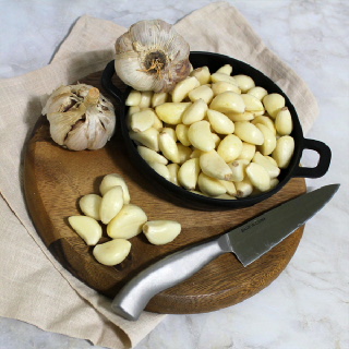 국내산 깐마늘 중,대 1kg