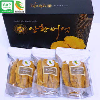 장수 상황버섯 슬라이스 선물용. GAP인증