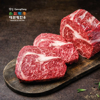 [평창영월정선축협] 대관령한우 등심 300g (1,1+등급선택)