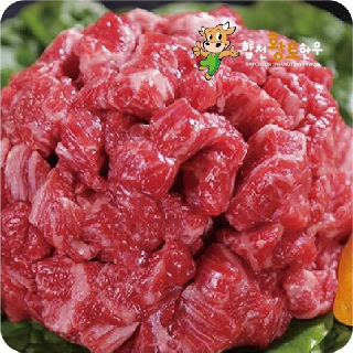 [농식품바우처][합천축협] 합천황토한우 1++등급 국거리 300g