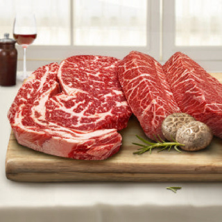 [대구축협] 팔공참한우 1++등급 등심,부채살 헤비스테이크 400g+[소금증정] 