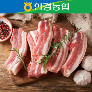 [제주한경농협] 제주산 백돼지 오겹살 1kg(구이용)