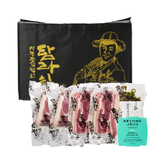 [JBA셀렉션] 제주 흑돼지 선물세트(구성 흑오겹600g+흑전지600g+고사리200g+멜젓)