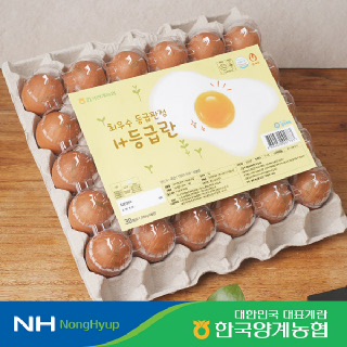 [한국양계농협] 목계촌 1+등급란 대란 60입 최우수등급판정 계란 (30입*2)
