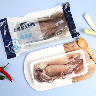 자연산 손질 통 오징어 6마리 260g(2마리) x 3팩