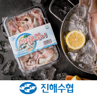 [진해수협] 국내산 손질 세절 오징어 500g