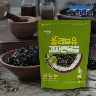 올리브유 김자반 50g x 4봉 김가루 자반김 돌김자반