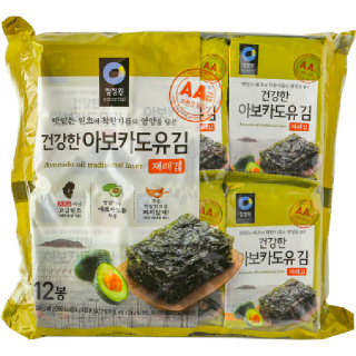대상 청정원 건강한 아보카도유 김 48g(4gx12개입)