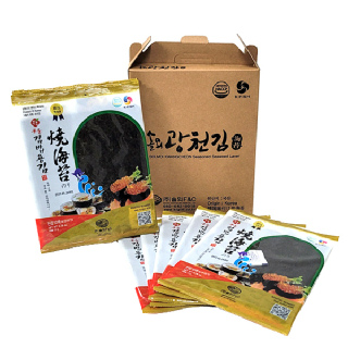 솔뫼광천 두번구운 김밥김22gx10봉