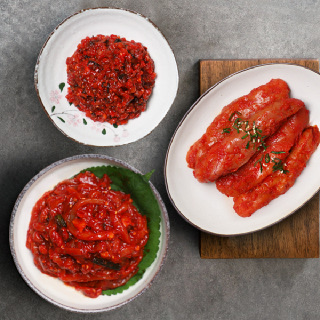 [설해담] 오징어젓 220g + 명란젓 220g + 비빔낙지젓 220g