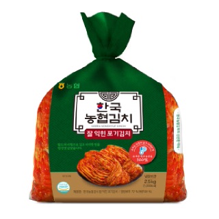[한국농협김치] 국내산 100% 잘 익힌 포기김치 2.5kg