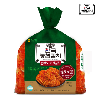 [한국농협김치] 국내산 100% 전라도 포기김치 2.5kg