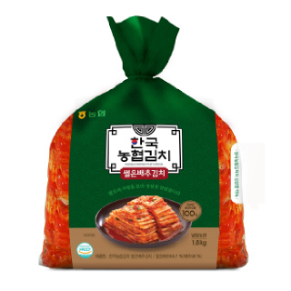 [한국농협김치] 국내산 100% 썰은배추김치 1.8kg