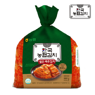 [한국농협김치] 국내산 100% 썰은배추김치900g