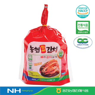 웅천농협진해식품 배추김치(포기)2.5kg