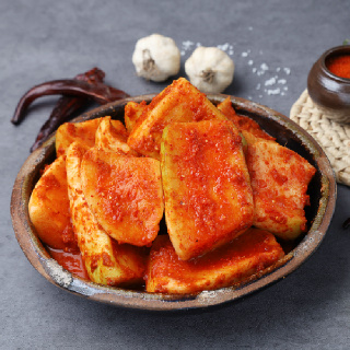 아삭시원 전라도 김치 석박지 섞박지 2kg / 전재료 국내산
