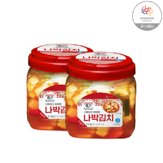 종가집 담백한 나박김치1.2kg(PET)X2