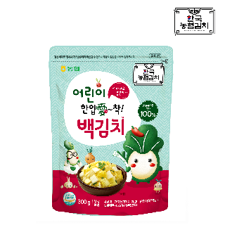 [한국농협김치] 어린이 한입애착 백김치 300g