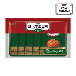 [농협식품] 한국농협김치 볶음김치 80g*5입