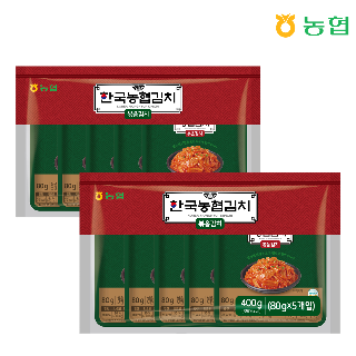 [농협식품] 한국농협김치 볶음김치 80g*5입 2개