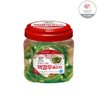 종가집 아삭 백열무 물김치 1.2kg(PET)X2