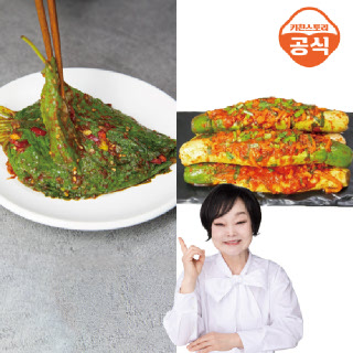 빅마마 이혜정의 맛있는 깻잎김치 1kg+오이소박이 2kg (총 3kg)