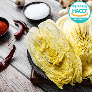 [도착일 지정][이룸팜스] HACCP인증 땅끝 해남 절임배추 20kg 해남직송