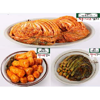 [한국농협김치 마이산]명절선물세트 1형(포기3kg,총각1kg,갓김치1kg)