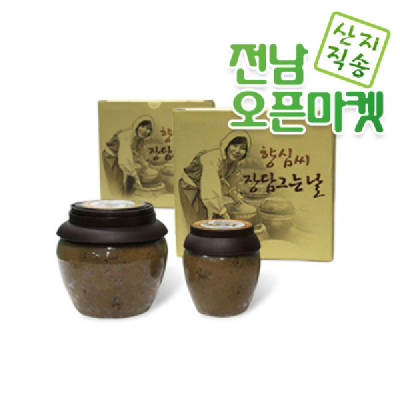 (전남오픈마켓) 향심씨 장 담그는날 된장 3kg/4.5kg