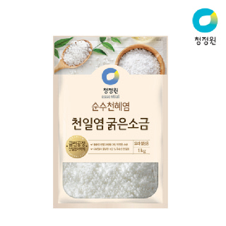 청정원 천일염굵은소금1kg